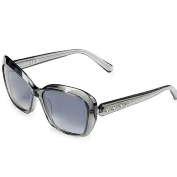 NWT Swarovski *Butterfly* Grey Silver Sunglasses NEW!